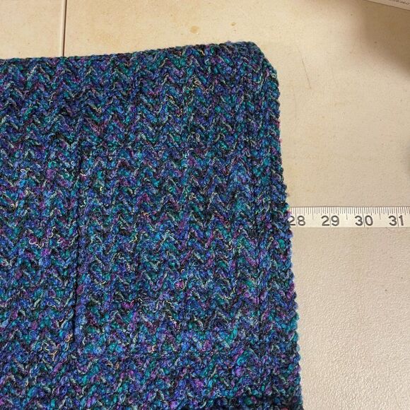 NWT Vintage Chico's Design Woven Jacket Sz 3 Textured Tweed Blazer large - Picture 12 of 13